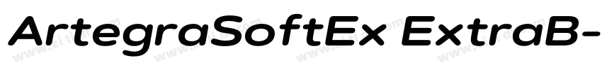 ArtegraSoftEx ExtraB字体转换